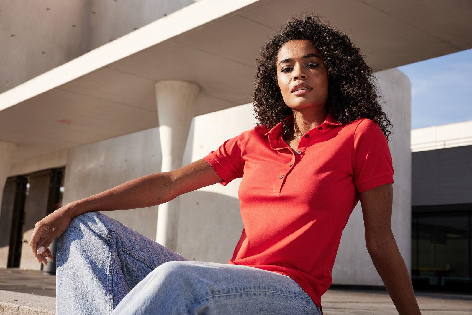 Ladies Mercerised Polo