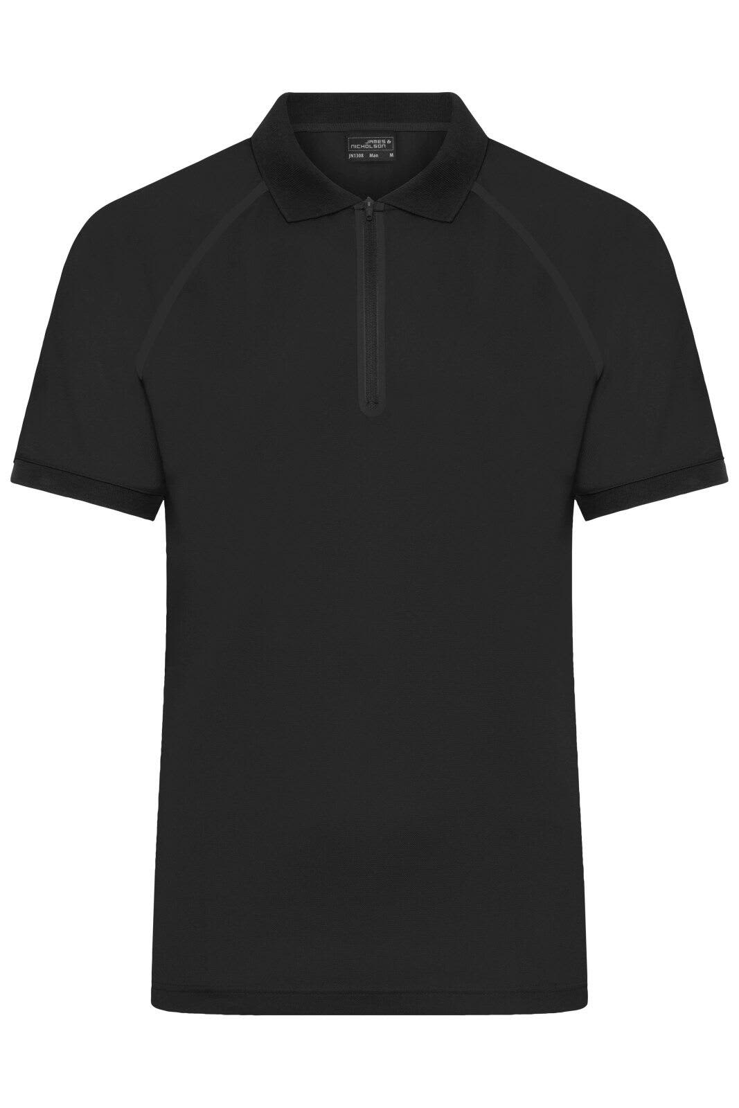 Mens Zip-Polo