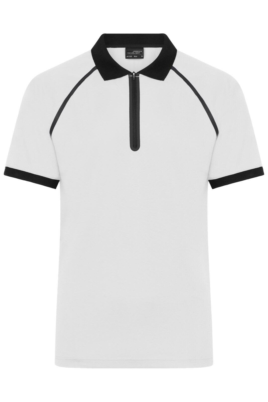 Mens Zip-Polo