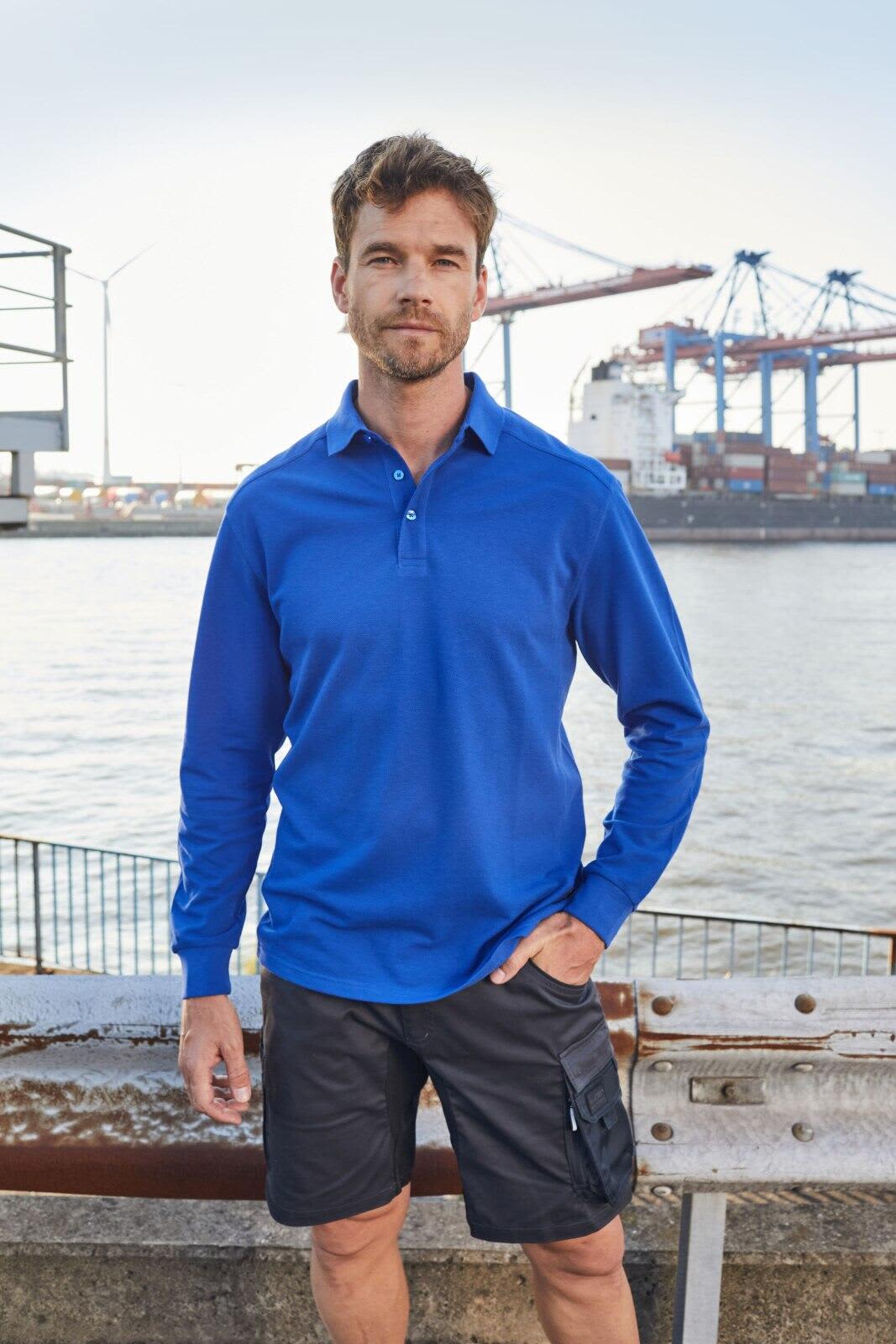 Mens Workwear L-S Polo