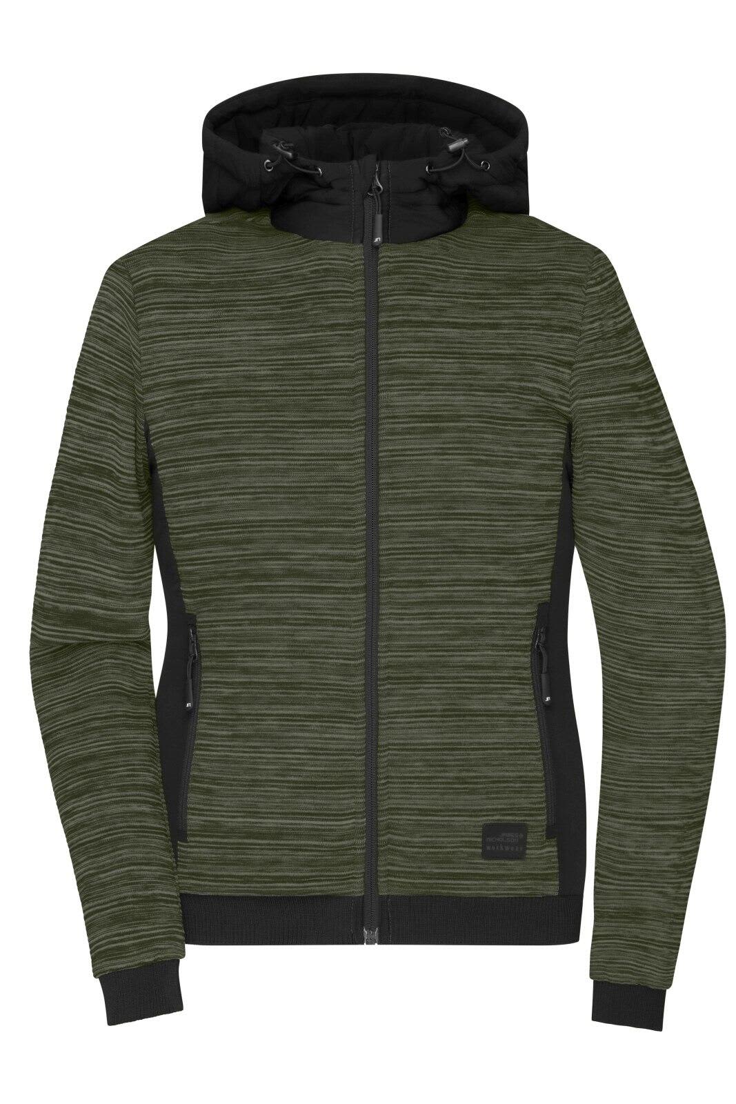 Ladies Padded Hybrid Jacket