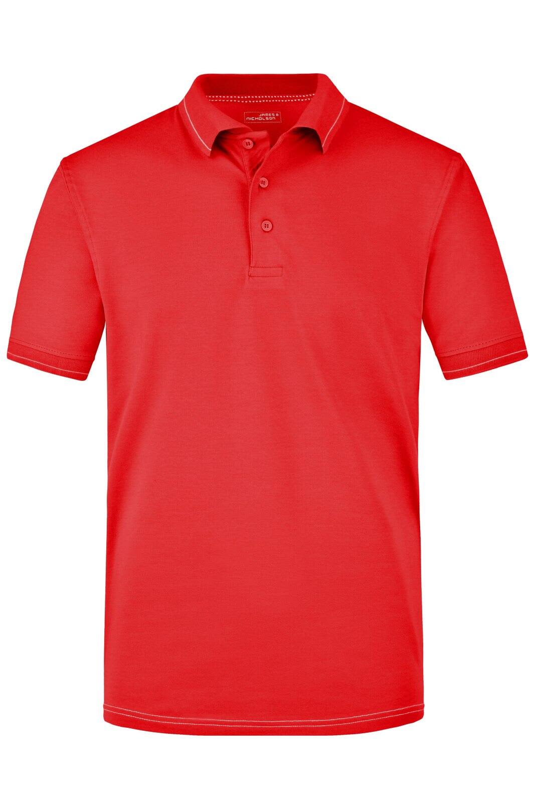 Mens Elastic Polo