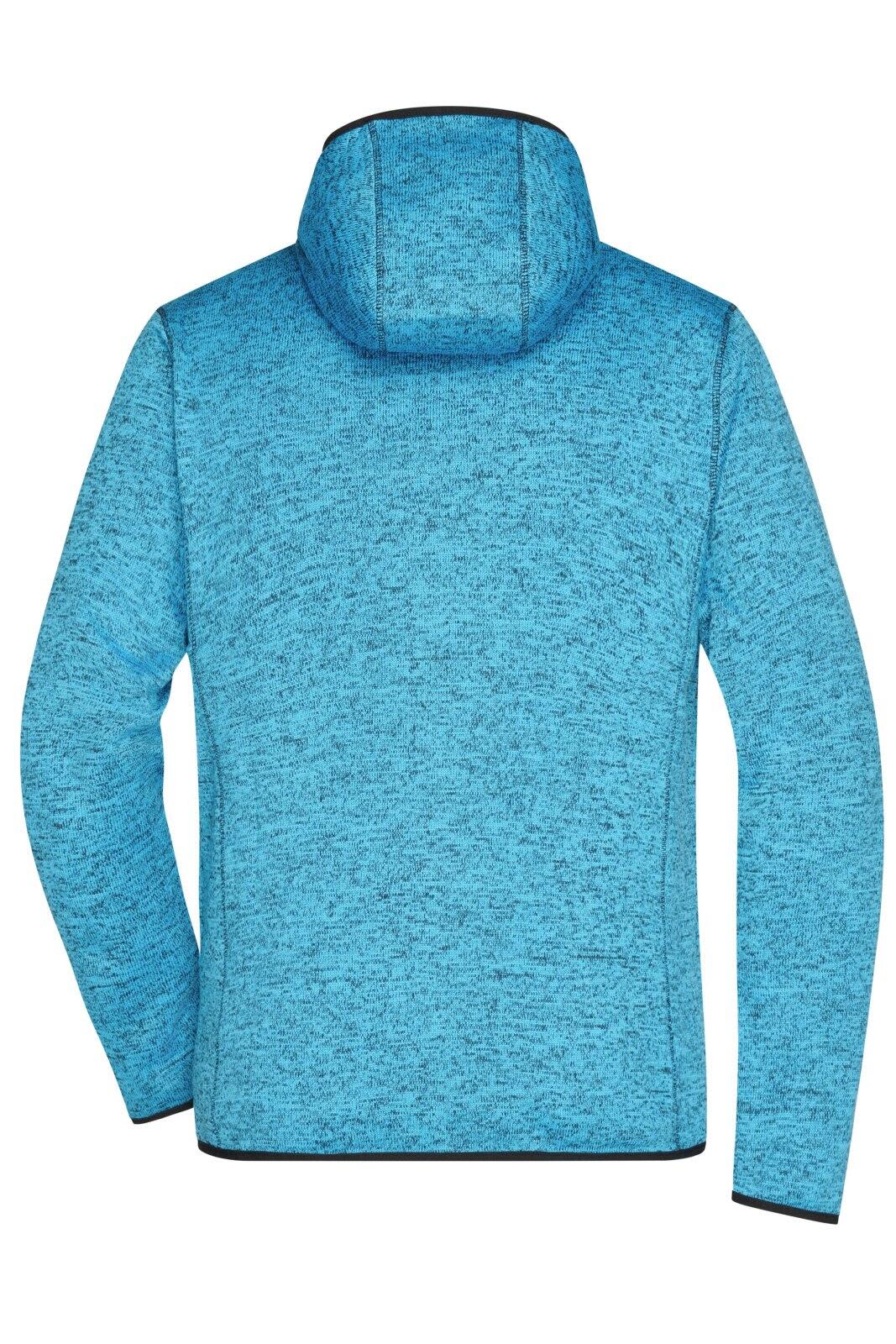 Mens Knitted Fleece Hoodie