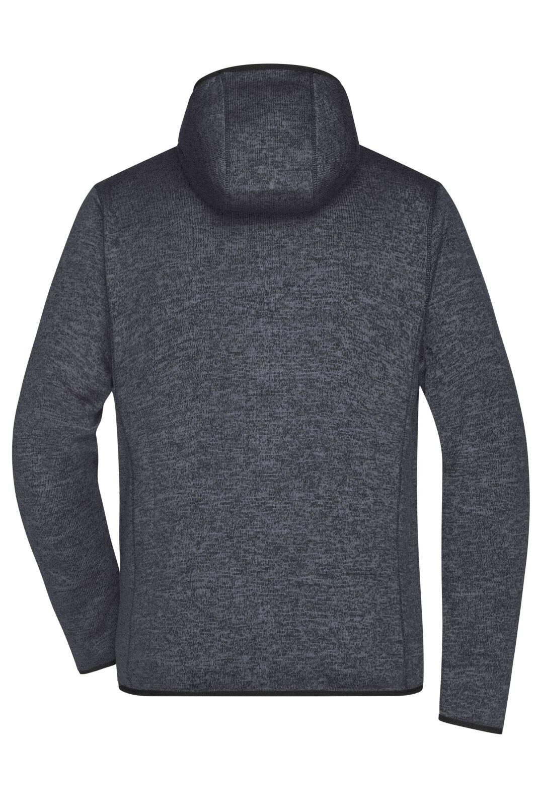Mens Knitted Fleece Hoodie