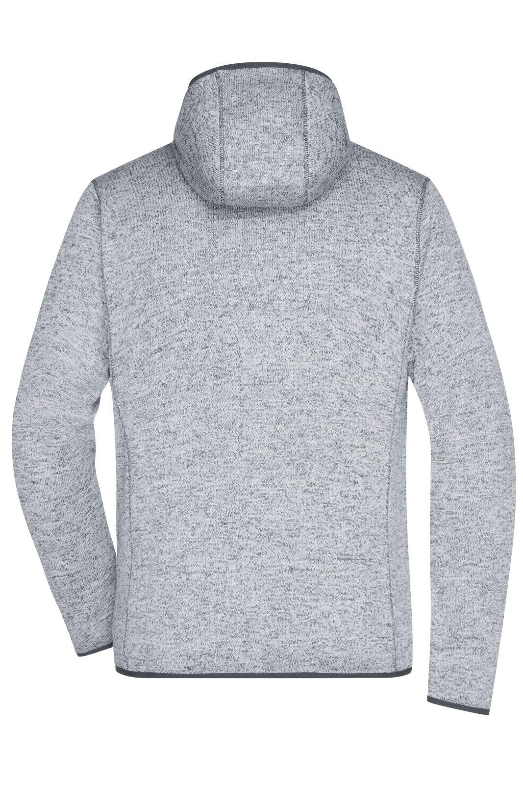 Mens Knitted Fleece Hoodie
