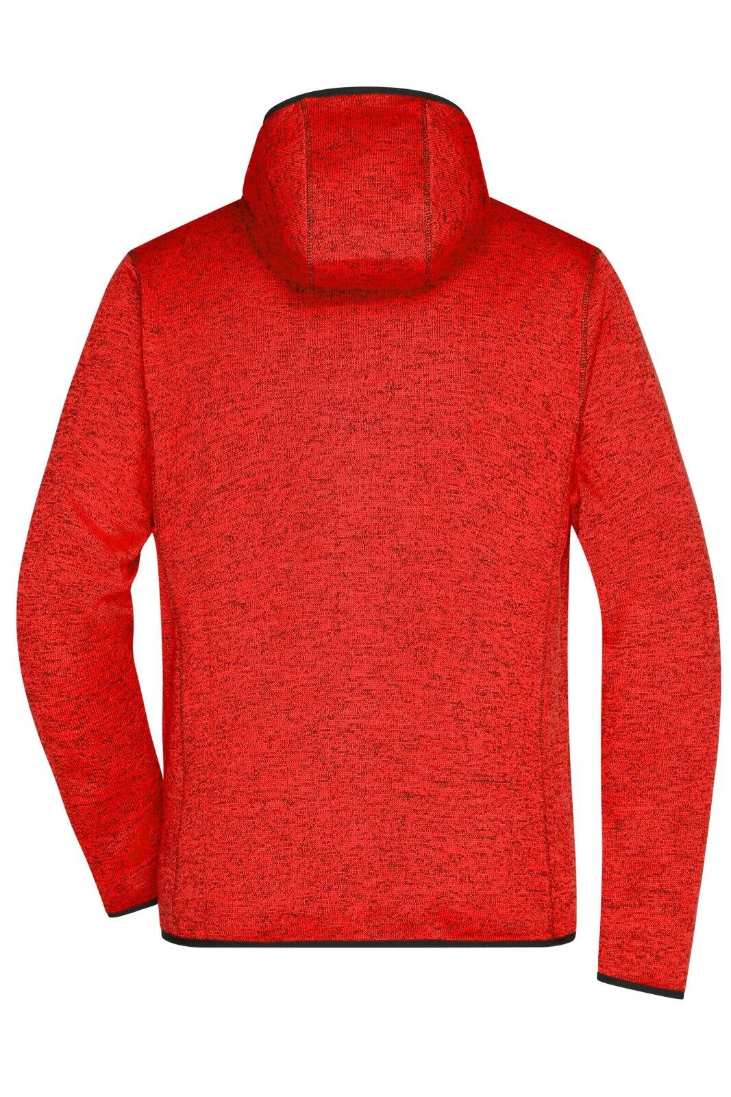 Mens Knitted Fleece Hoodie