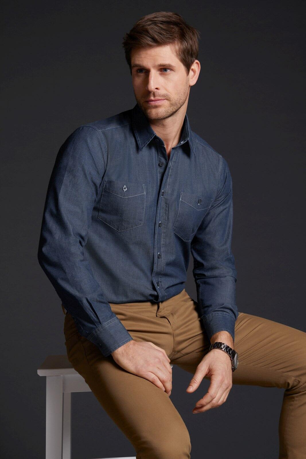 Mens Denim Shirt