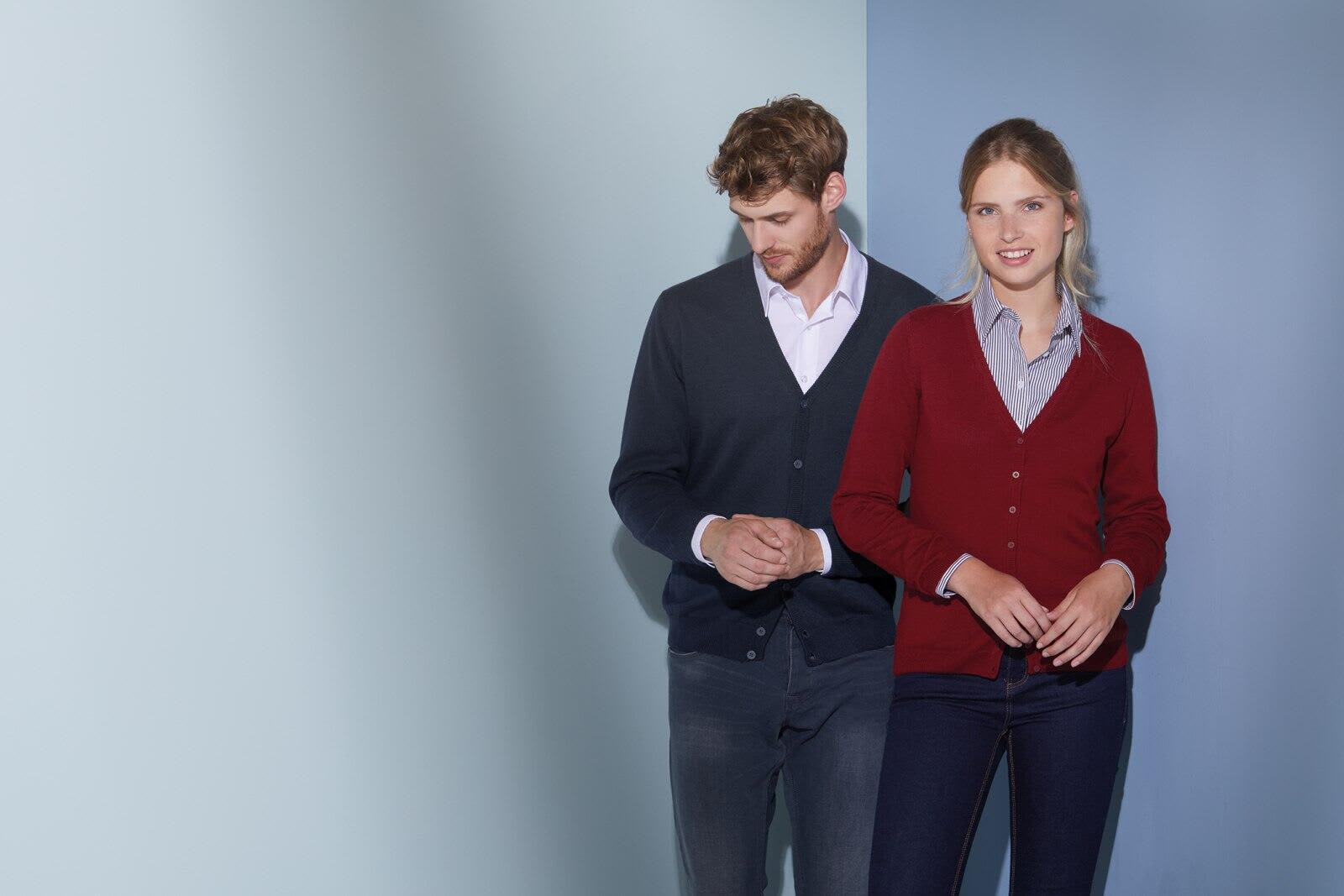 Mens V-Neck Cardigan