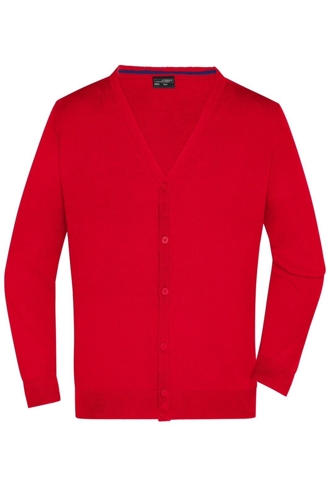 Mens V-Neck Cardigan