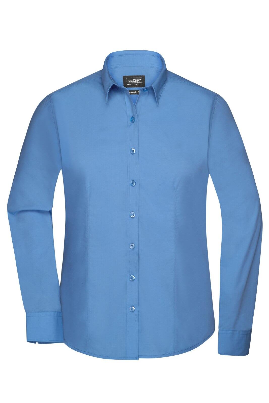 Ladies Shirt L-S Poplin
