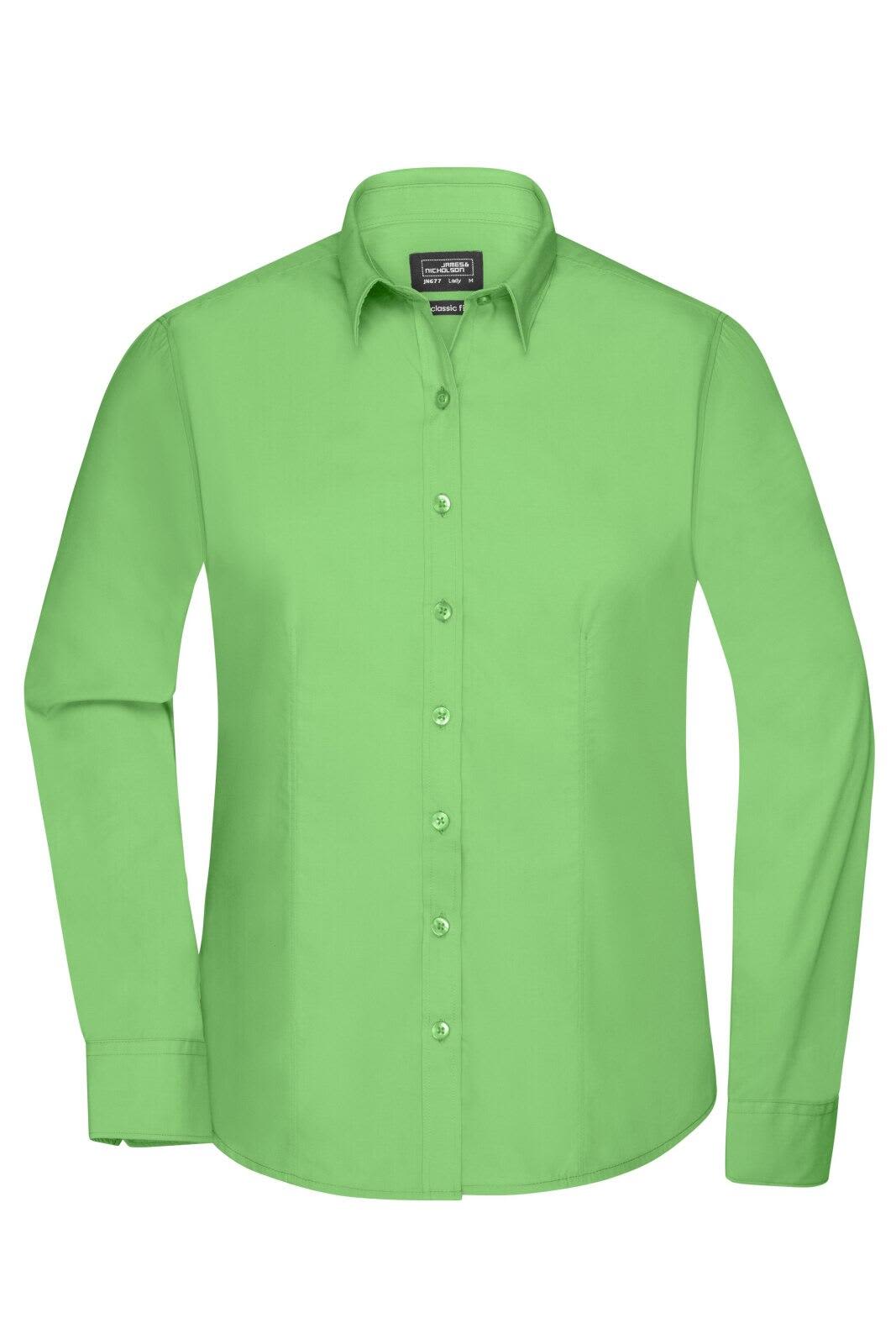 Ladies Shirt L-S Poplin