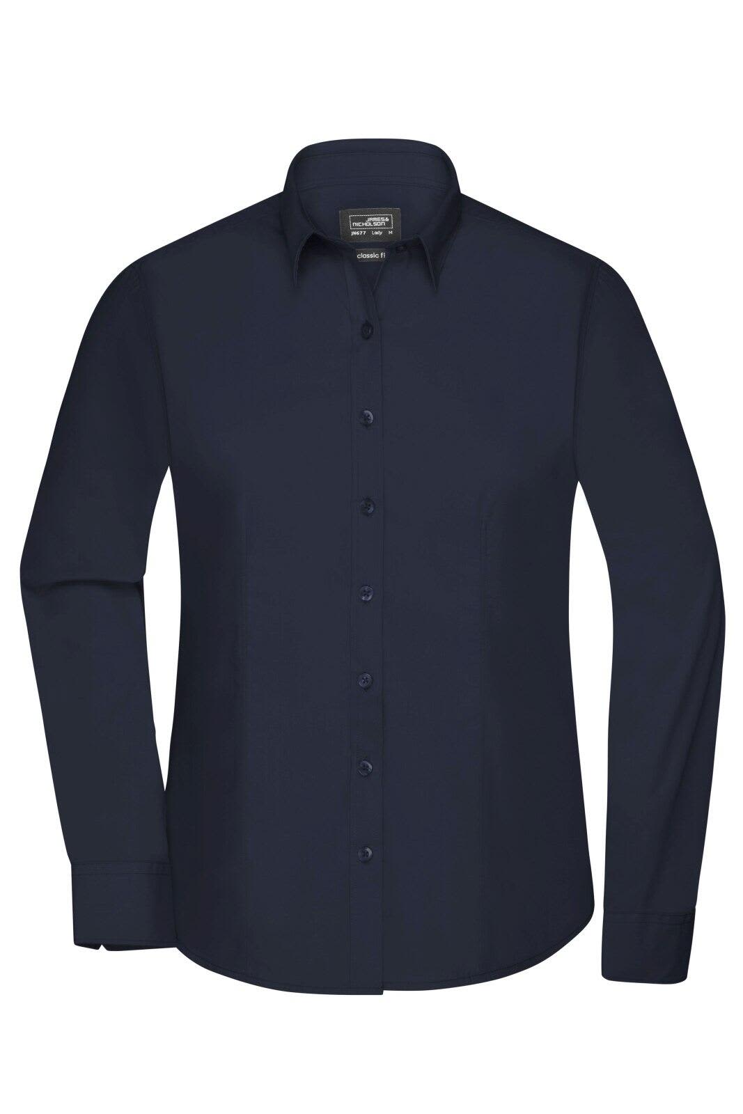 Ladies Shirt L-S Poplin