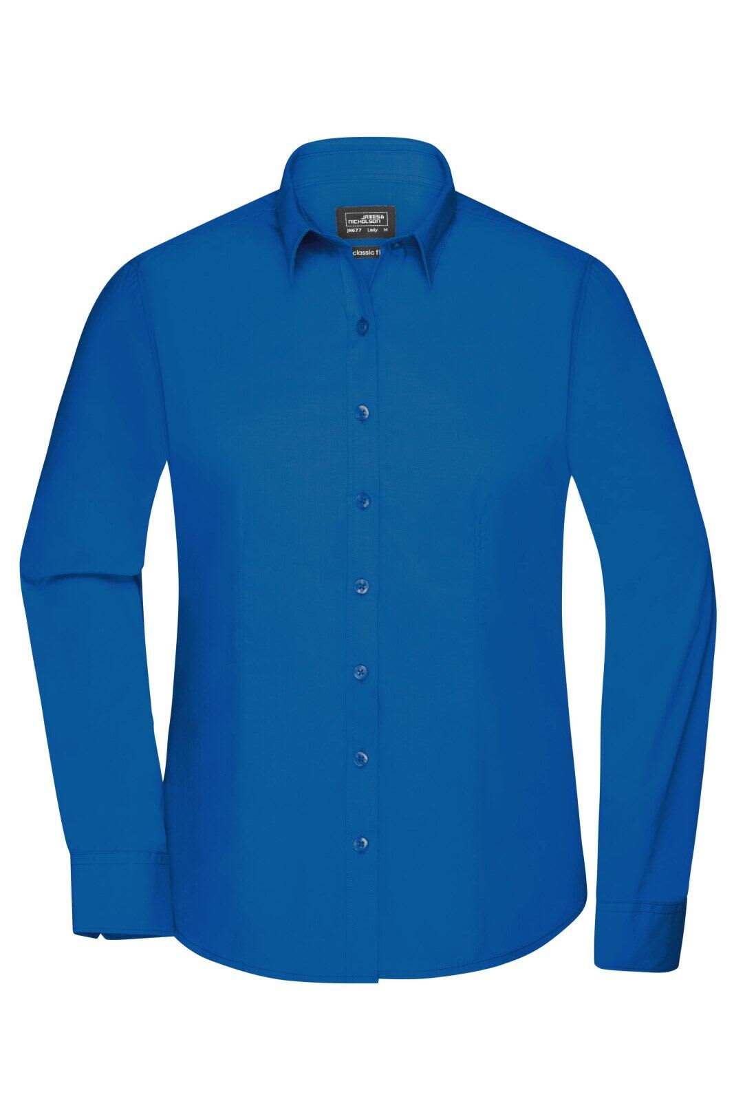 Ladies Shirt L-S Poplin