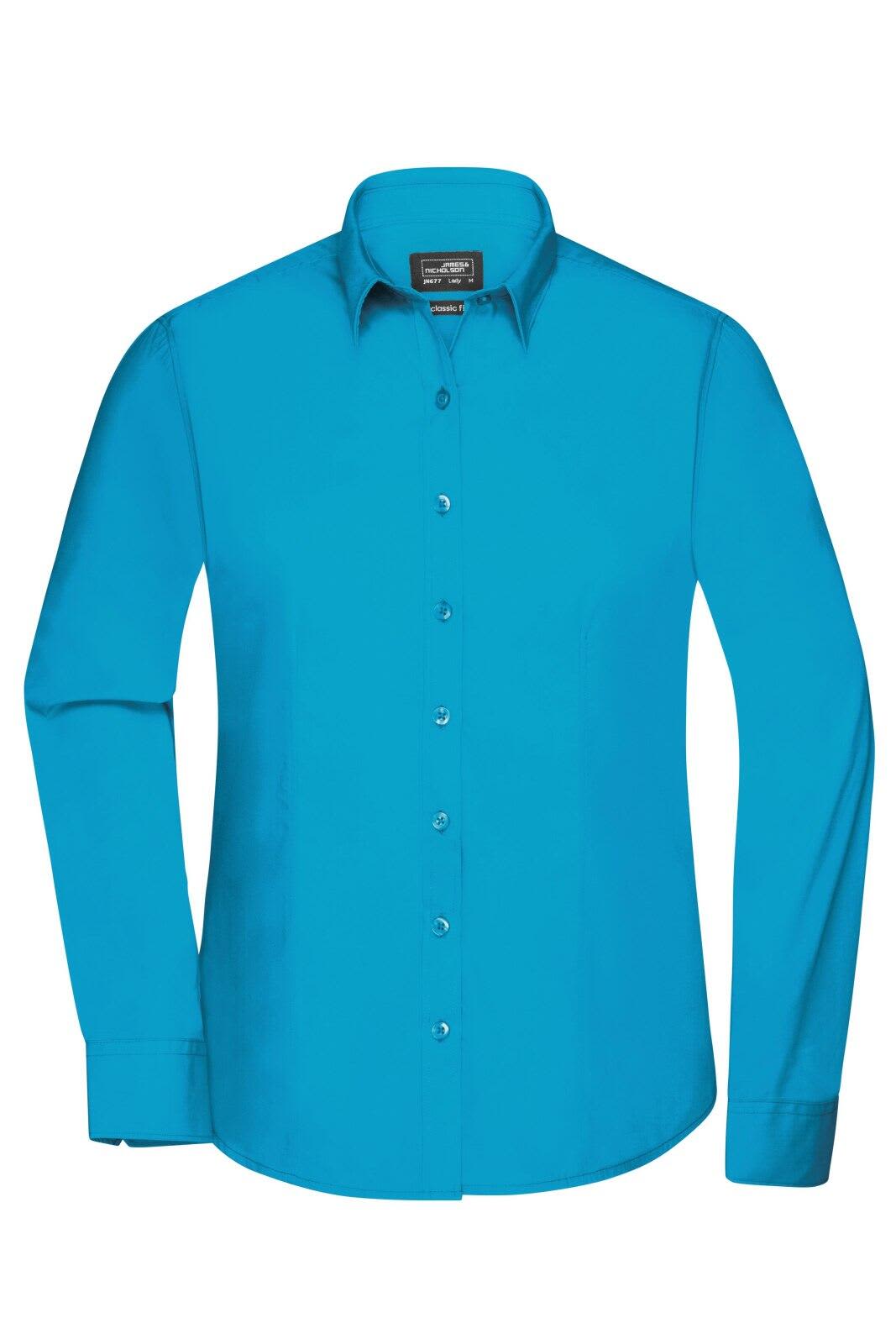 Ladies Shirt L-S Poplin