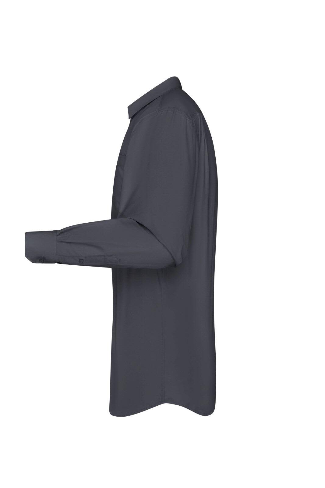 Mens Shirt L-S Poplin