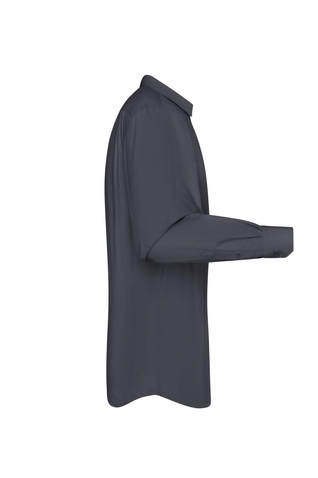 Mens Shirt L-S Poplin