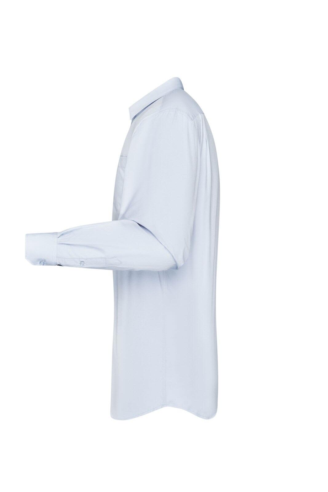 Mens Shirt L-S Poplin
