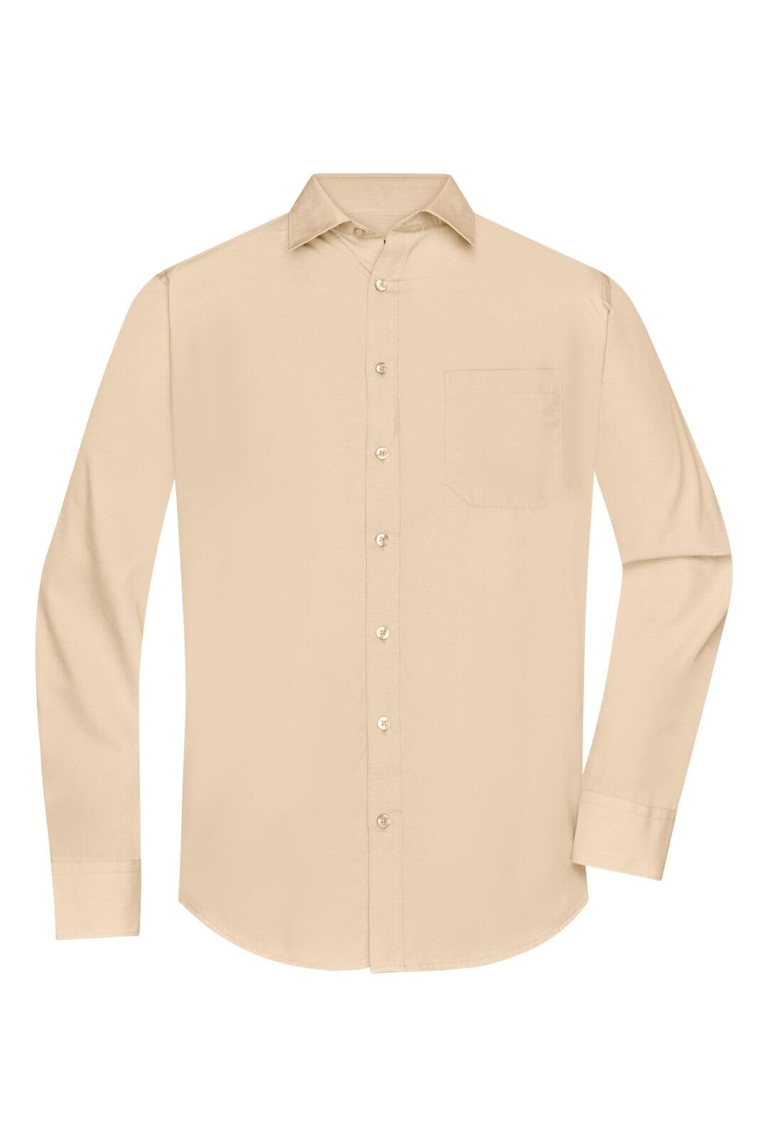 Mens Shirt L-S Poplin