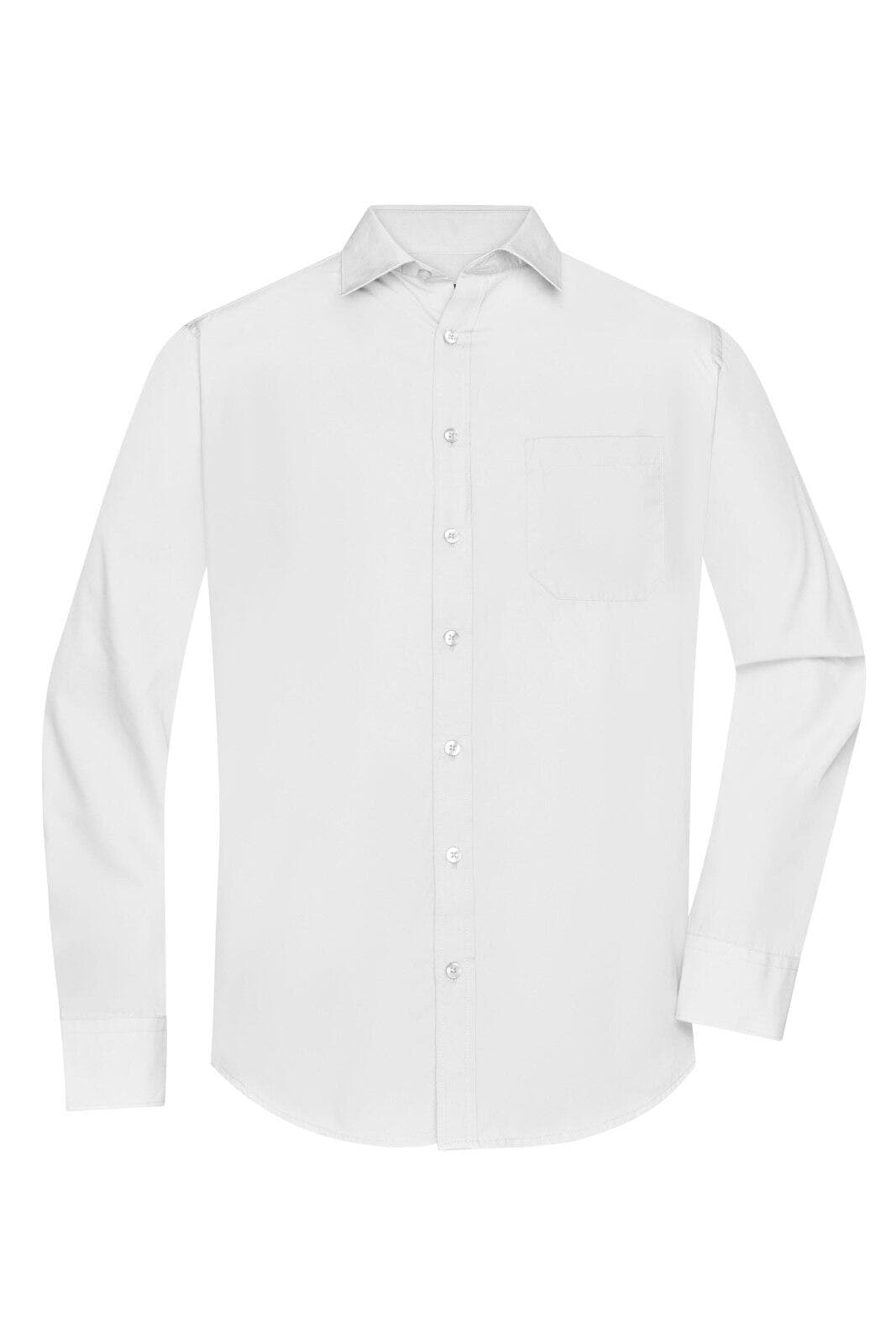 Mens Shirt L-S Poplin