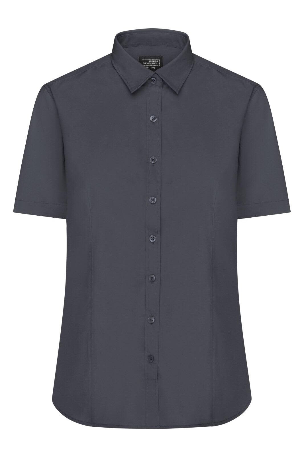 Ladies Shirt S-S Poplin