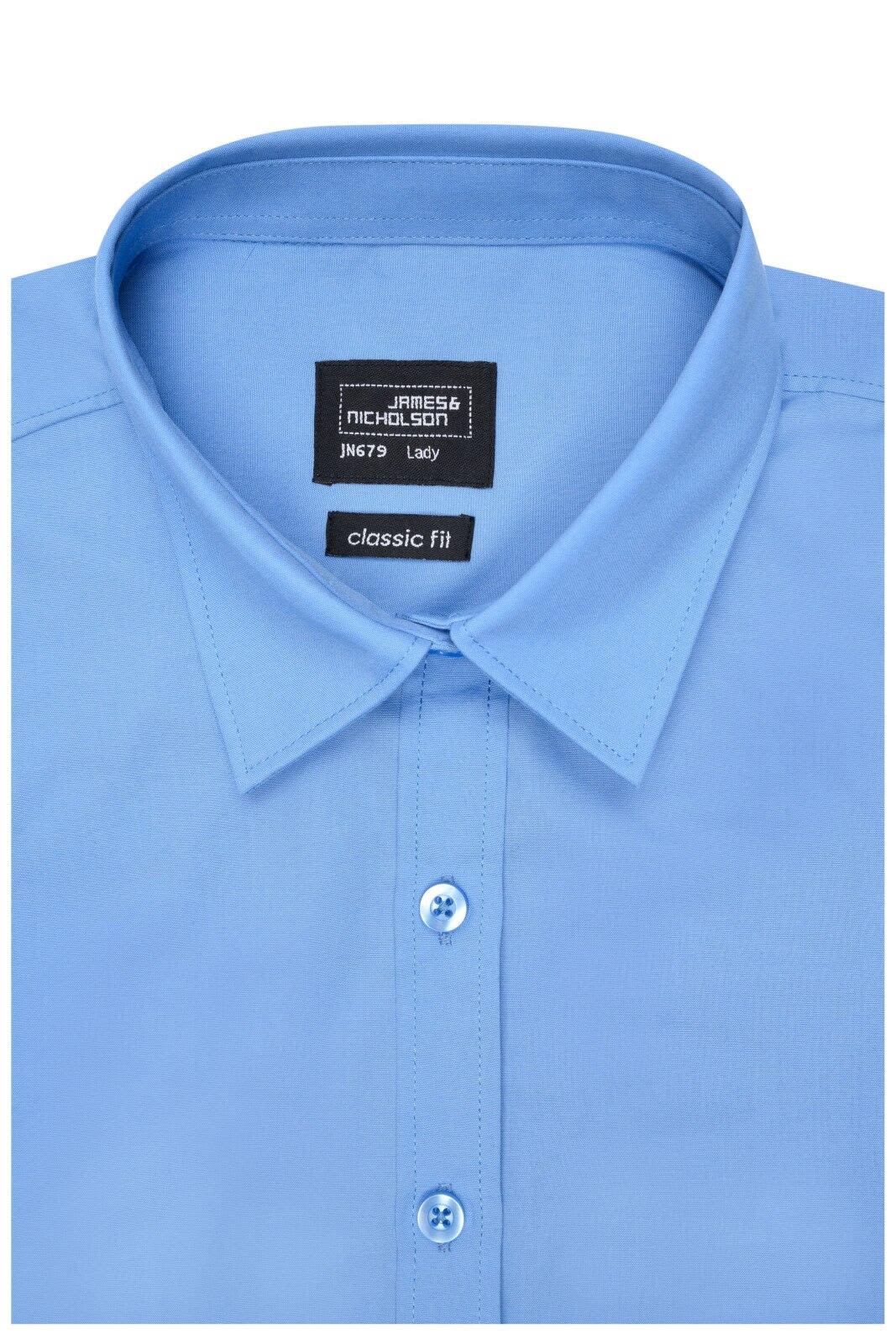 Ladies Shirt S-S Poplin
