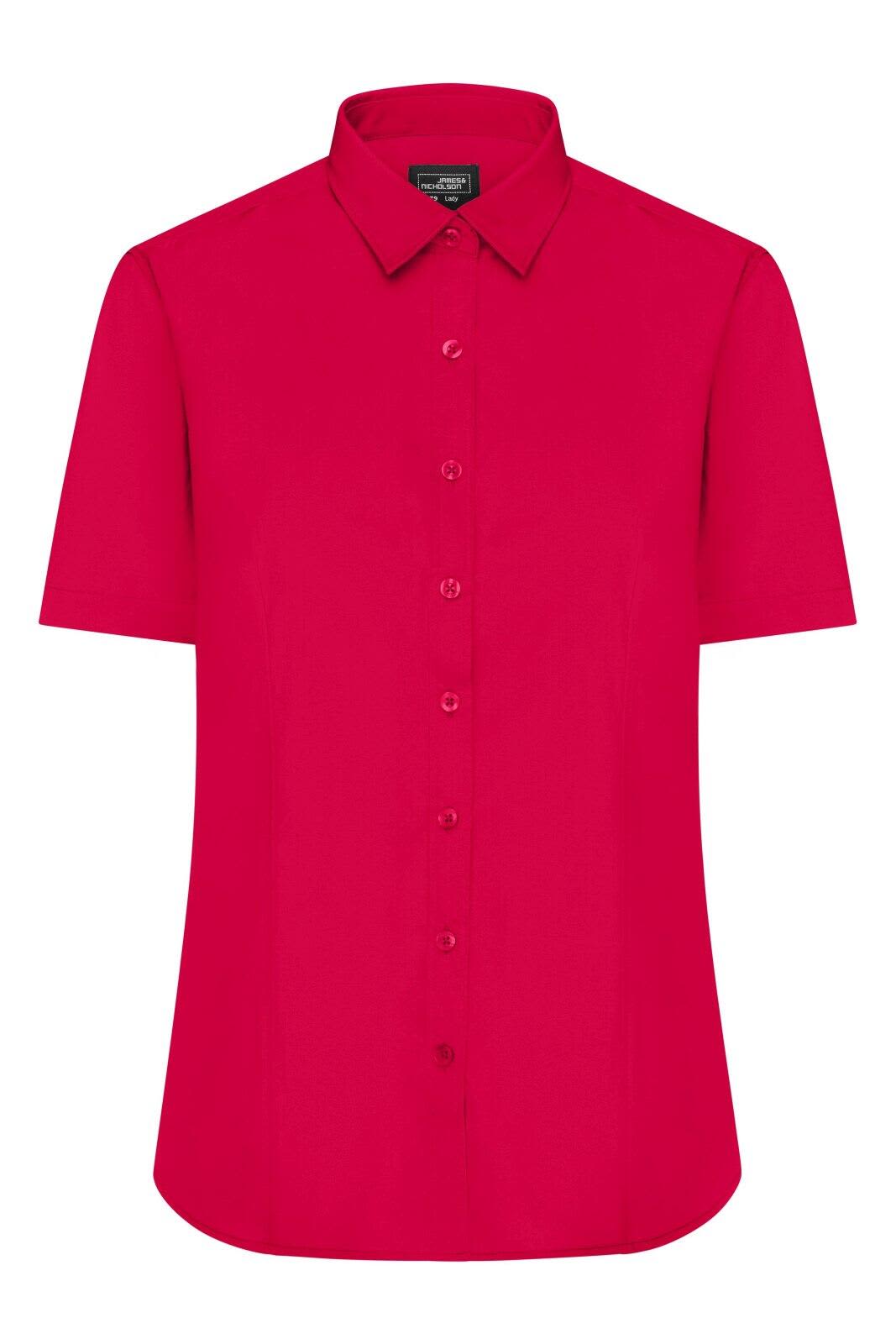 Ladies Shirt S-S Poplin