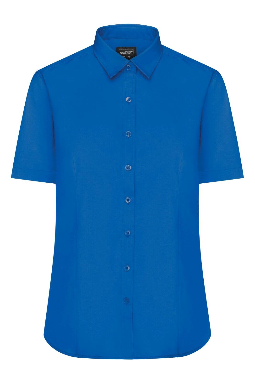Ladies Shirt S-S Poplin