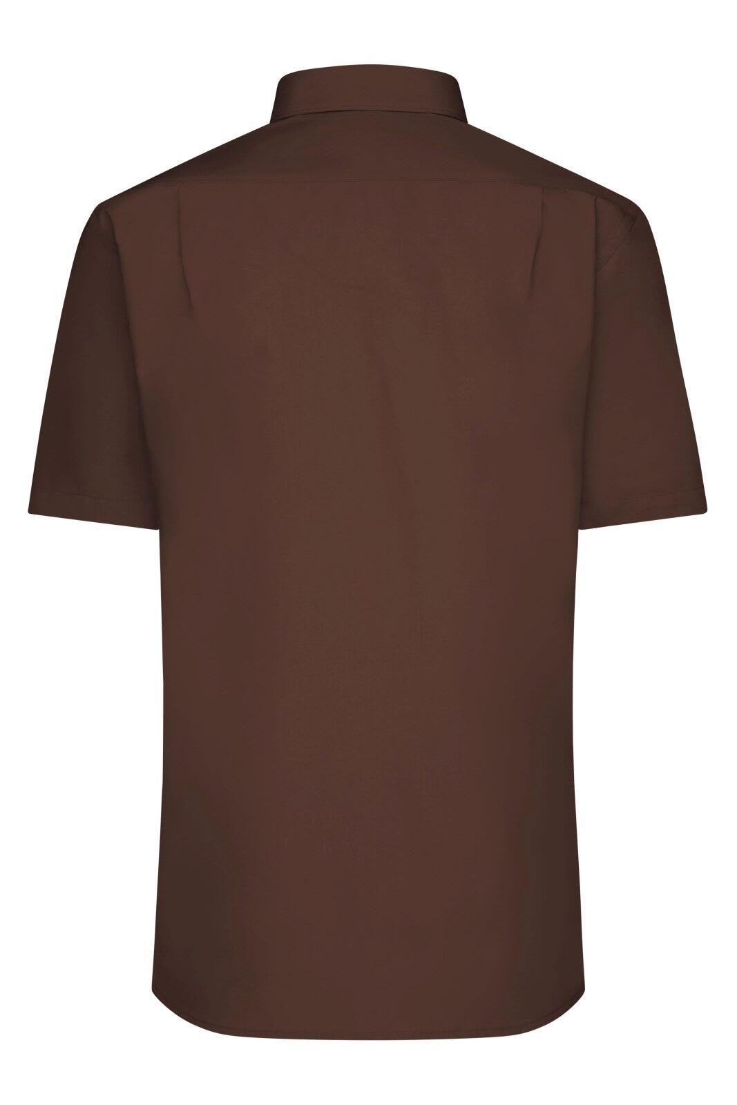 Mens Shirt S-S Poplin