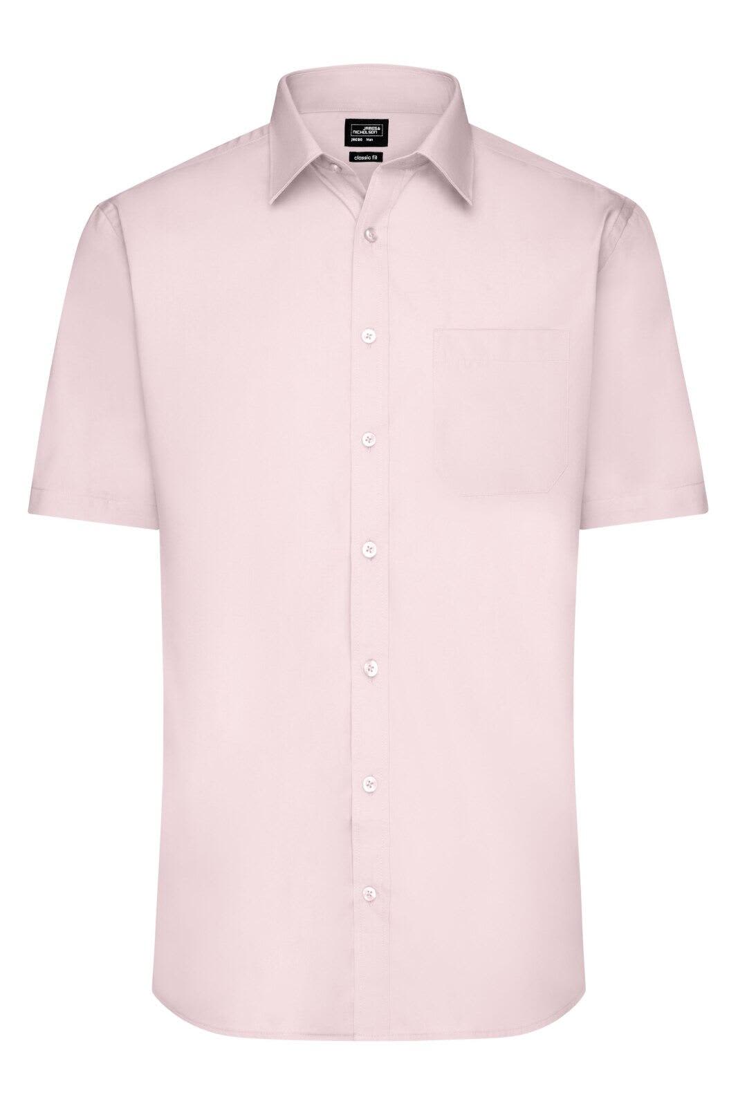 Mens Shirt S-S Poplin