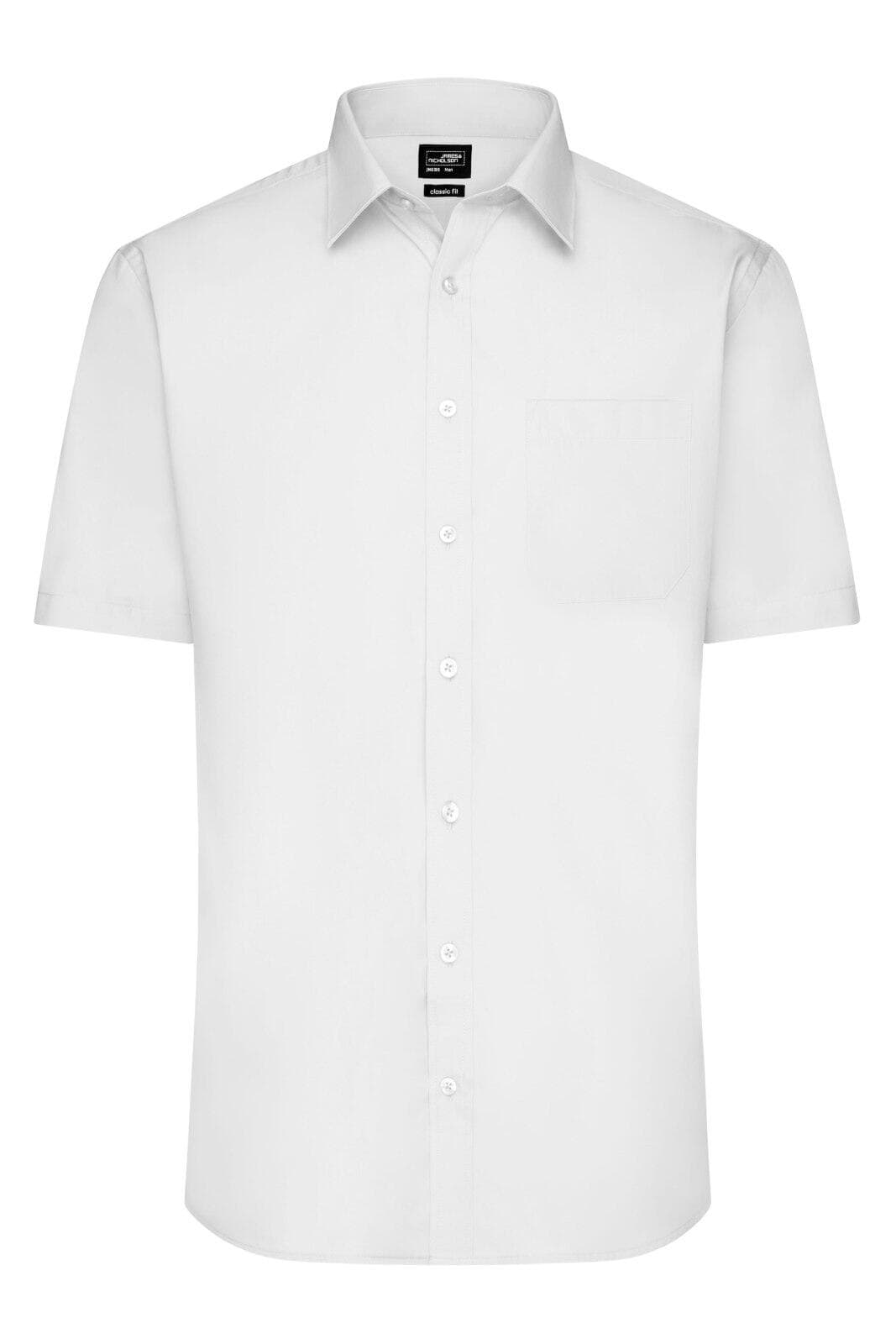 Mens Shirt S-S Poplin