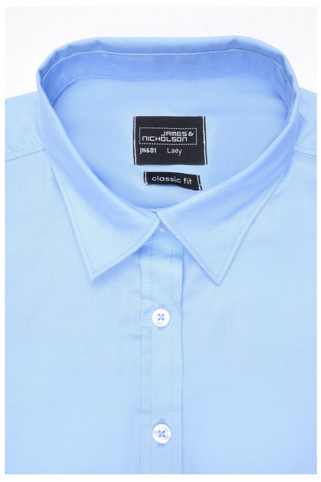Ladies Shirt L-S Micro-Twill