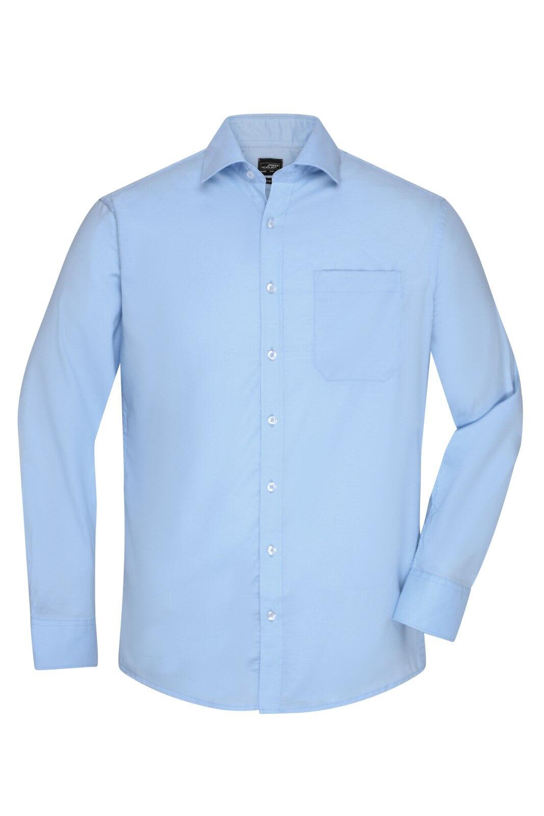 Mens Shirt L-S Micro-Twill
