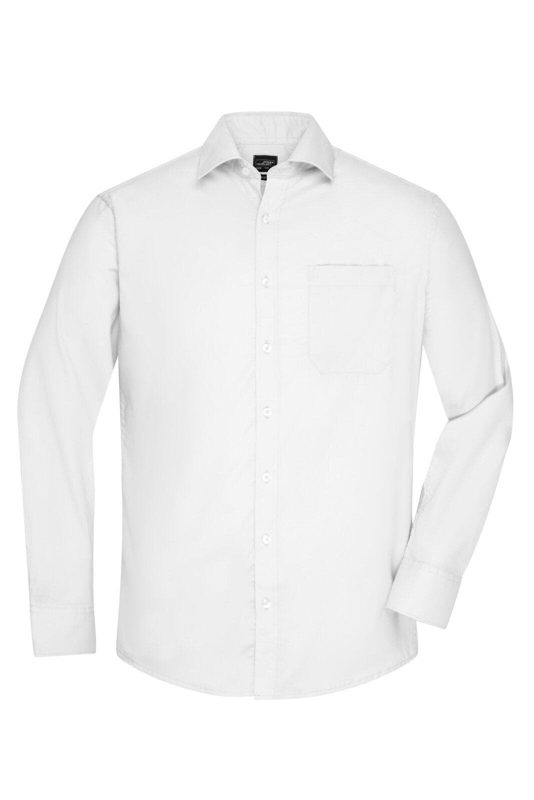 Mens Shirt L-S Micro-Twill