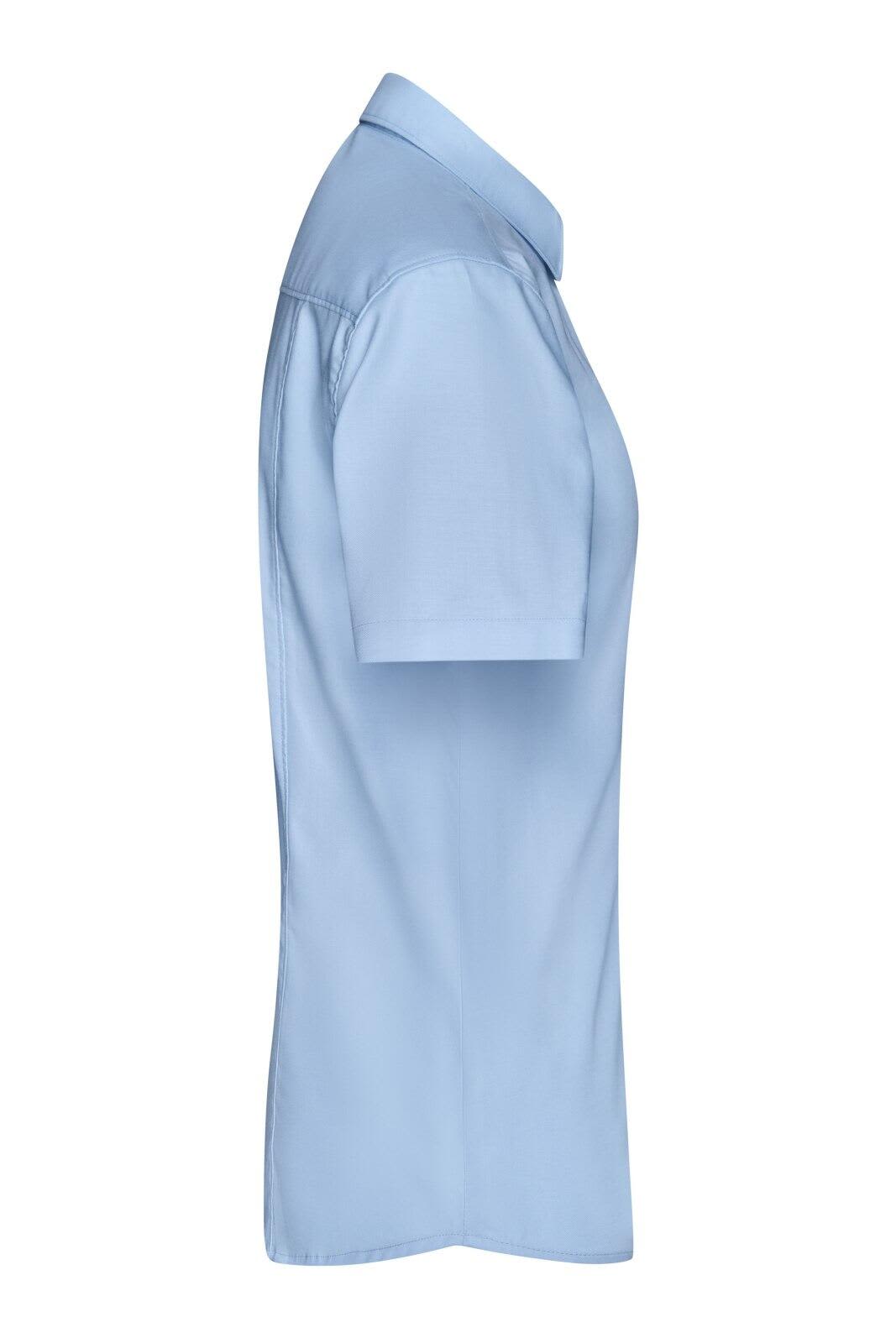 Ladies Shirt S-S Micro-Twill