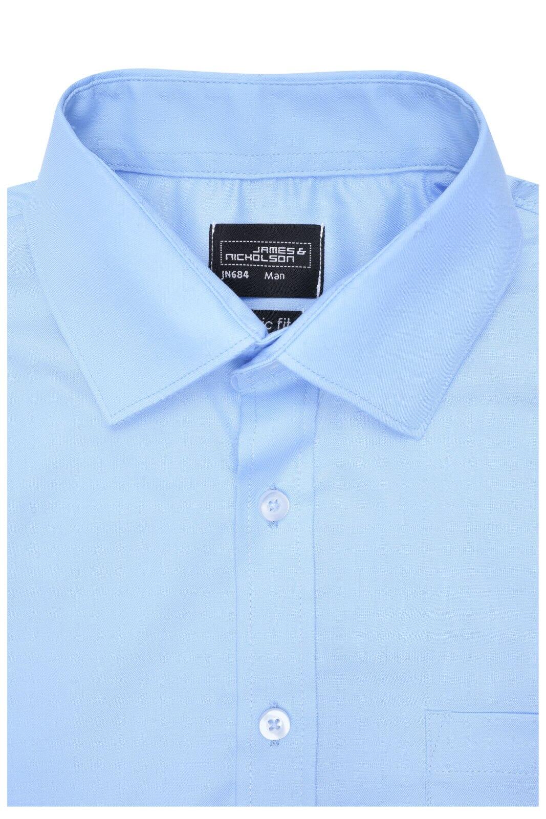 Mens Shirt S-S Micro-Twill