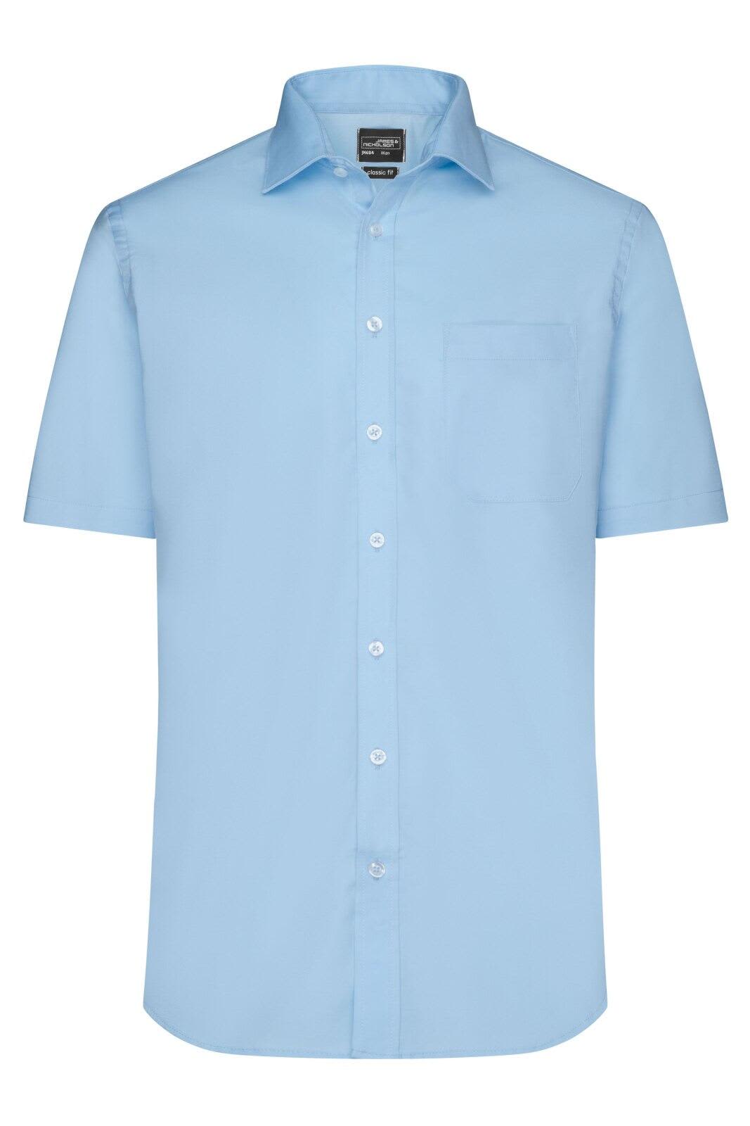 Mens Shirt S-S Micro-Twill