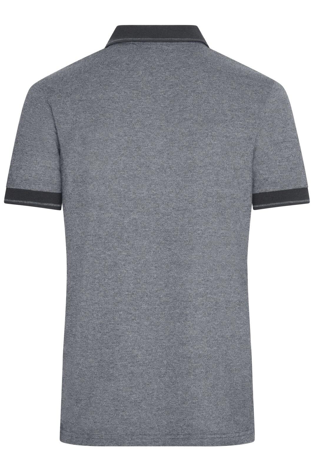 Mens Heather Polo