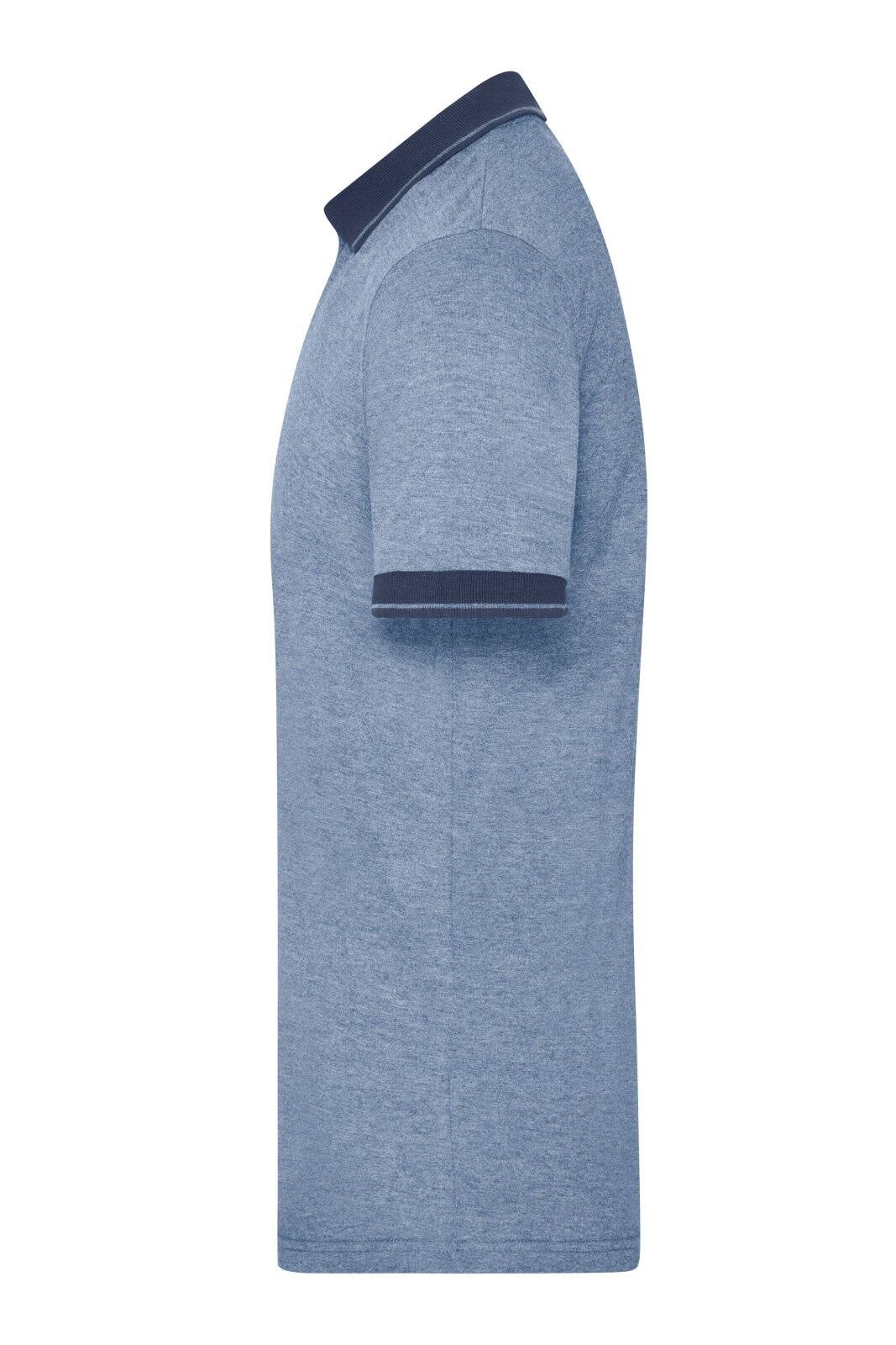 Mens Heather Polo