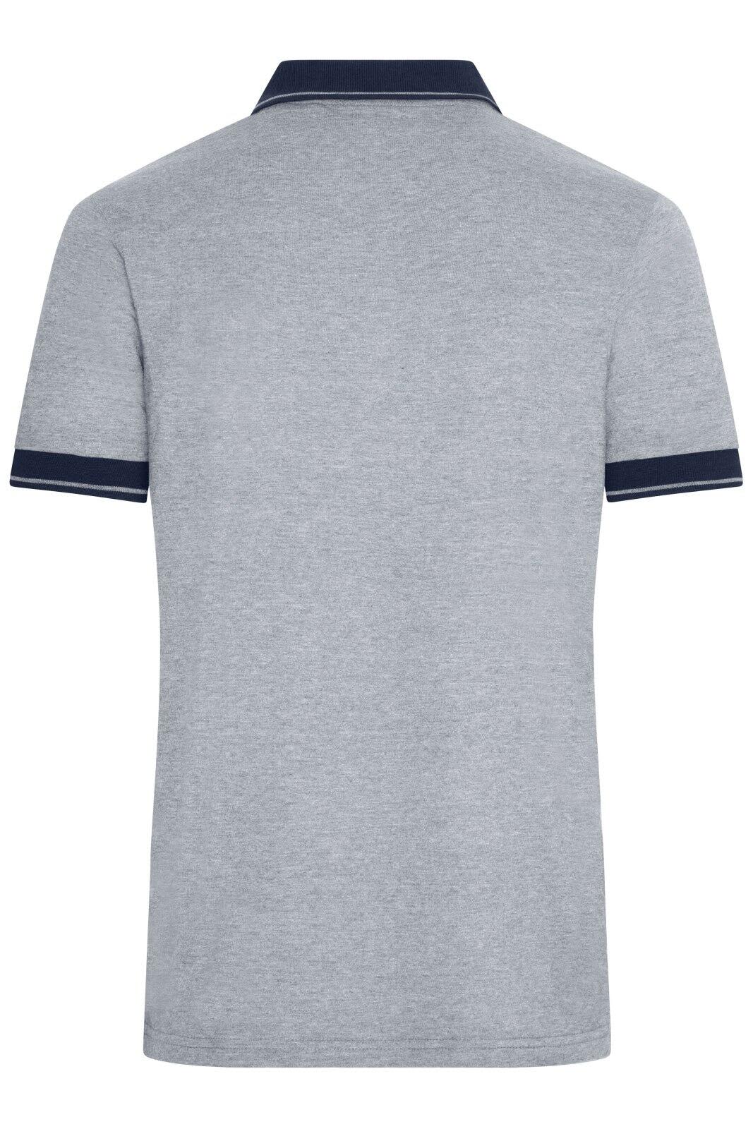 Mens Heather Polo