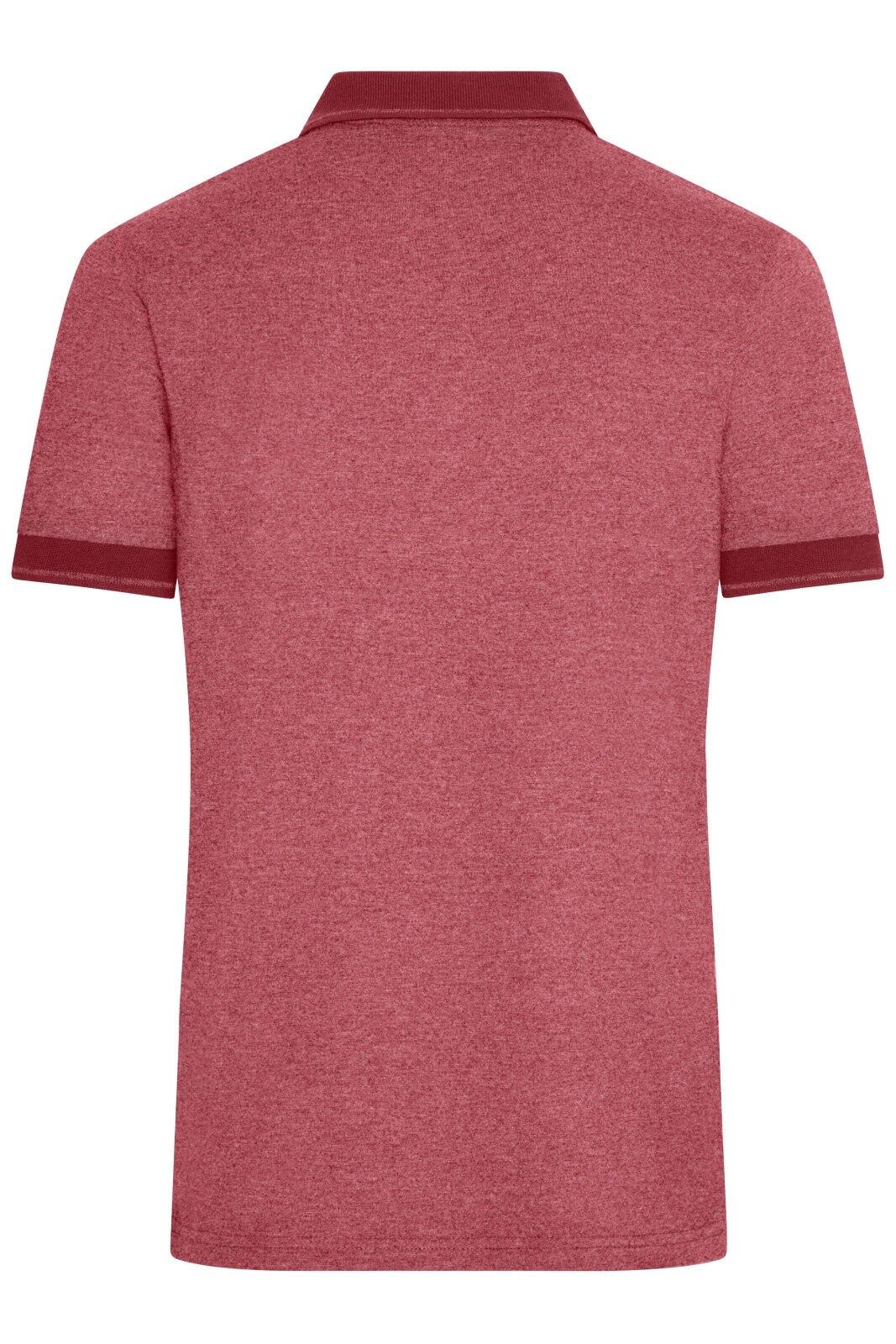 Mens Heather Polo