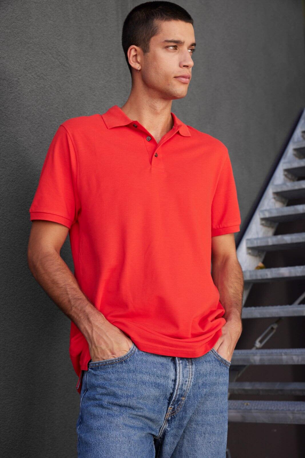 Mens Pima Polo