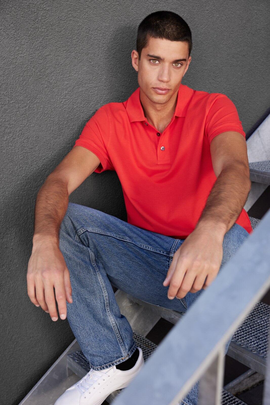 Mens Pima Polo