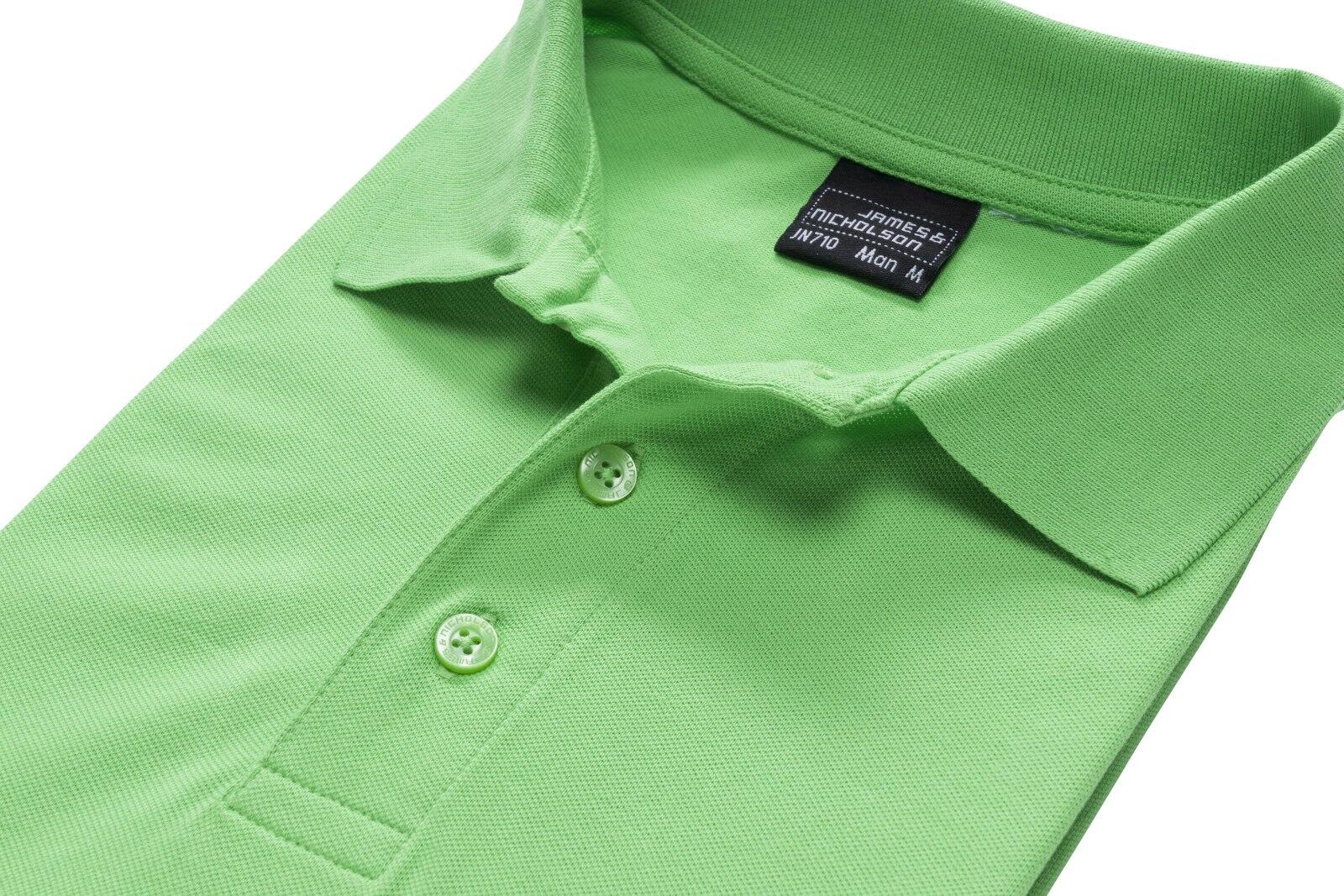 Mens Elastic Polo Pique