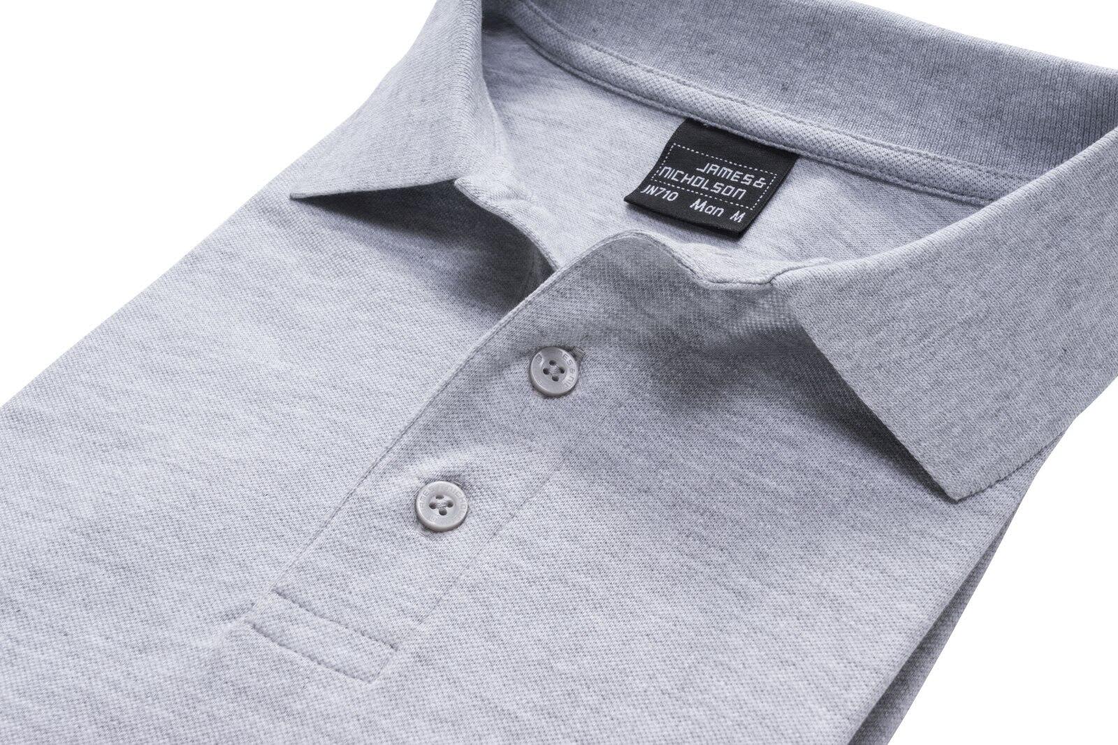 Mens Elastic Polo Pique