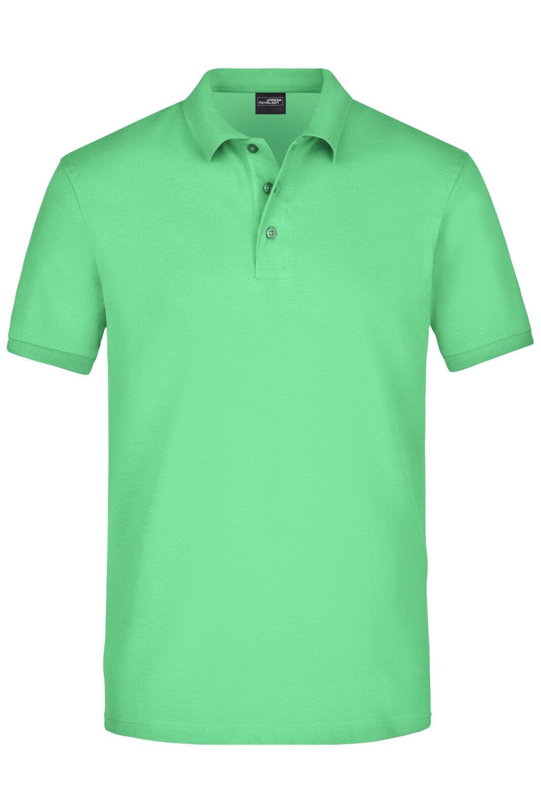 Mens Elastic Polo Pique