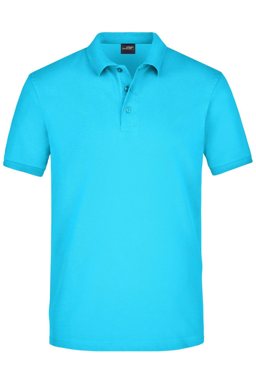 Mens Elastic Polo Pique