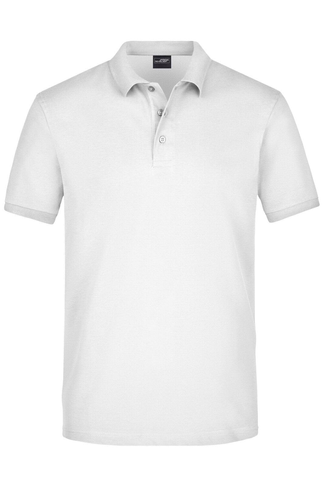 Mens Elastic Polo Pique