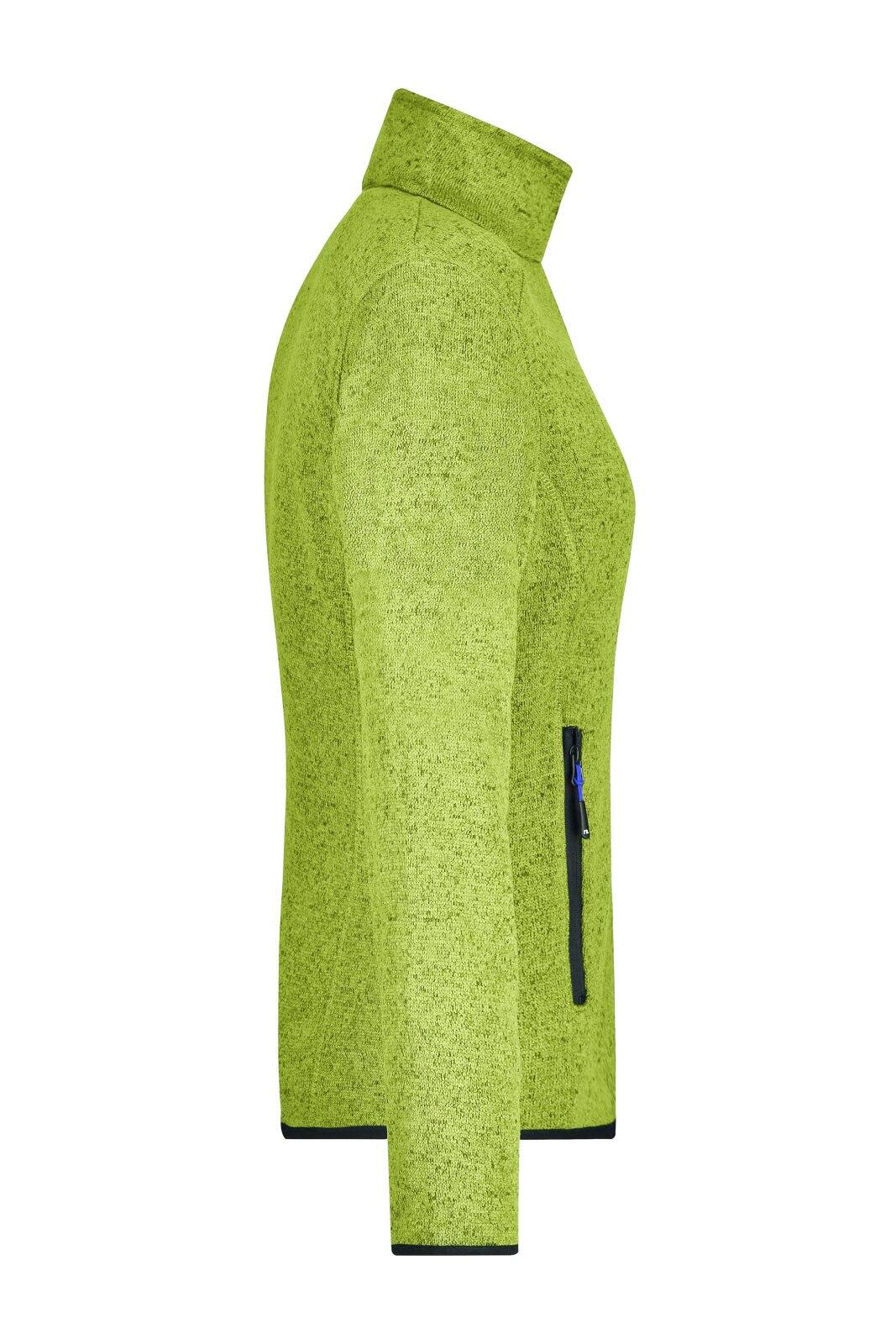 Ladies Knitted Fleece Jacket