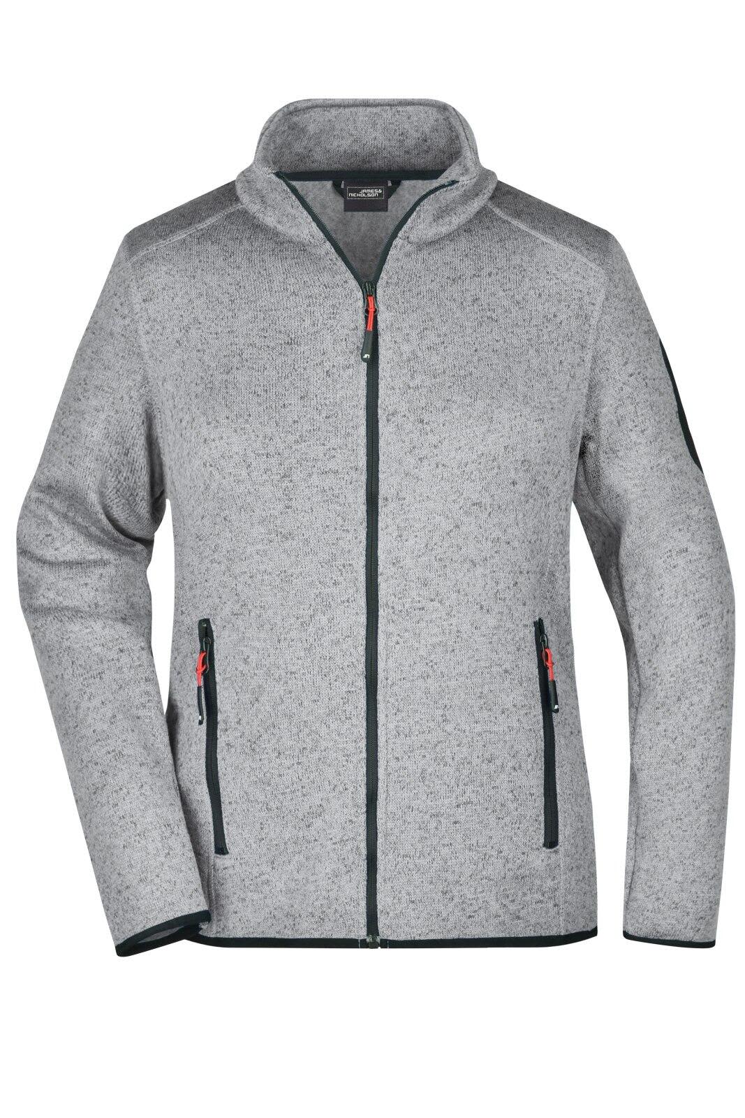 Ladies Knitted Fleece Jacket