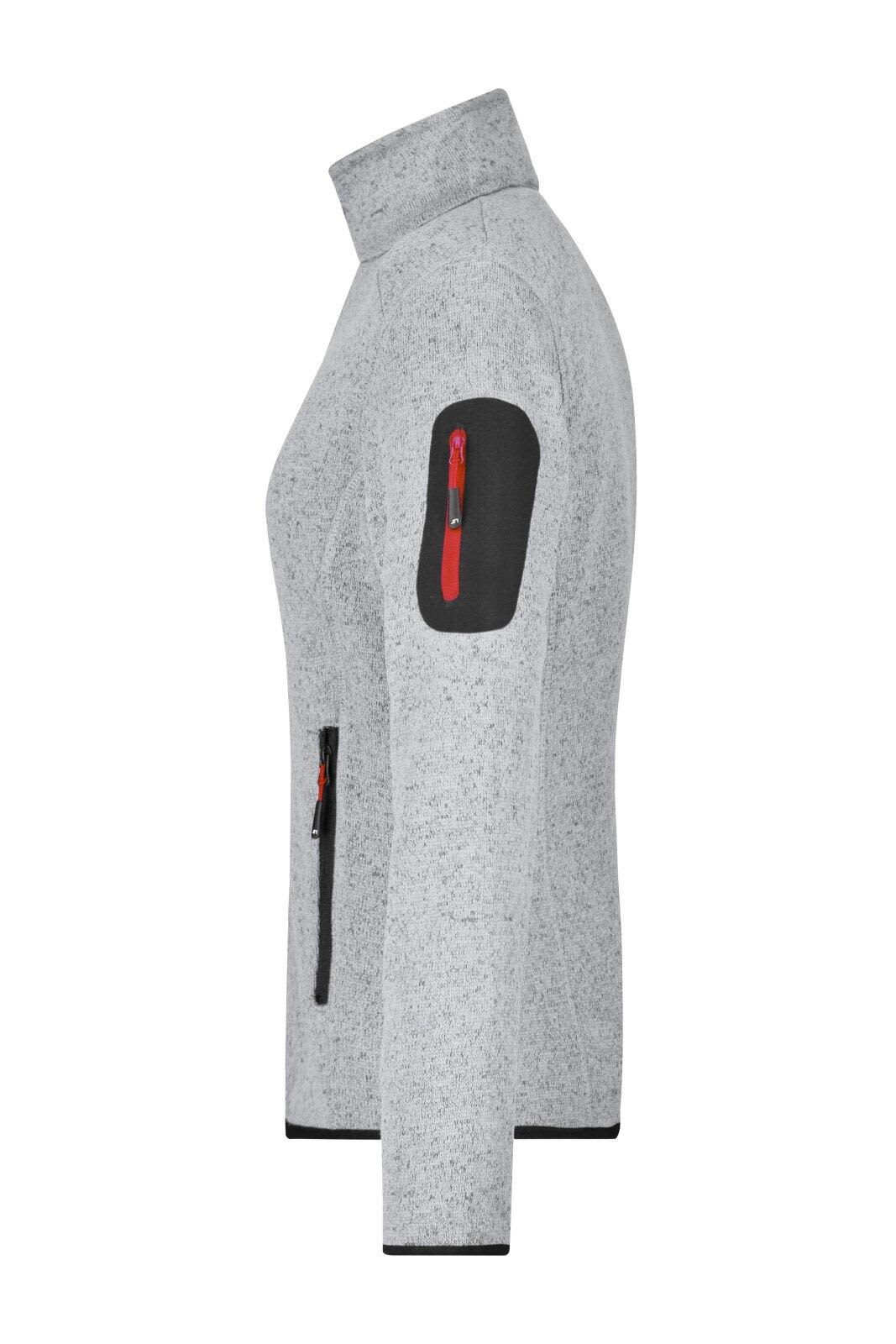 Ladies Knitted Fleece Jacket